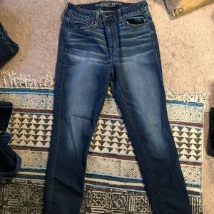 America eagle high wasted jeans